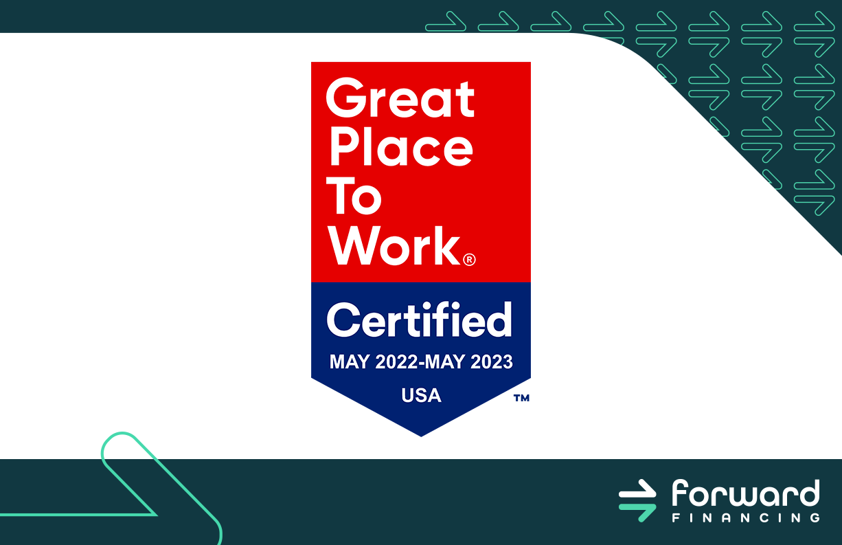 Forward Financing Certified as a Great Place to Work® Image