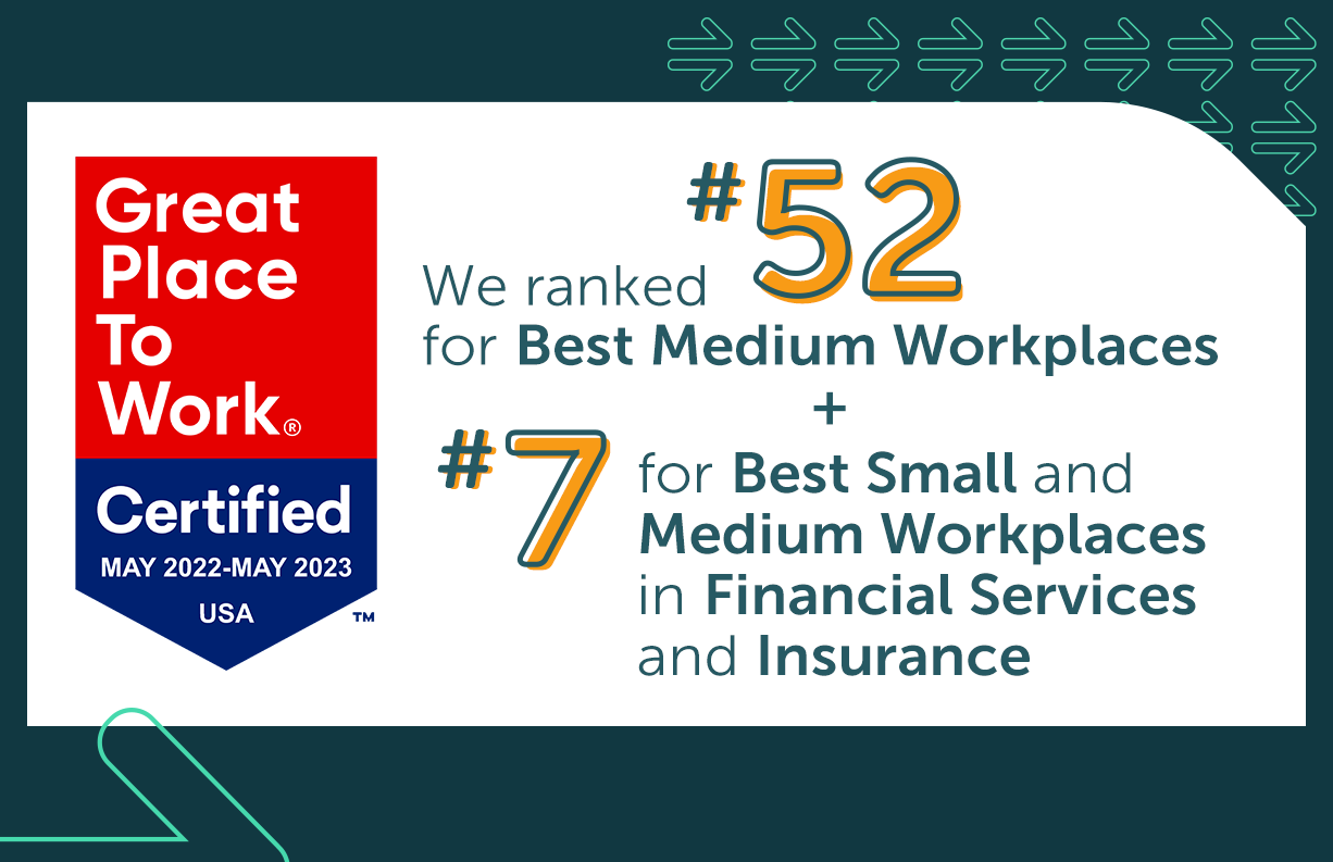 Great Place to Work® Names Forward Financing One of the 2022 Best Medium Workplaces™ and 2022 Best Workplaces in Financial Services & Insurance™ Image
