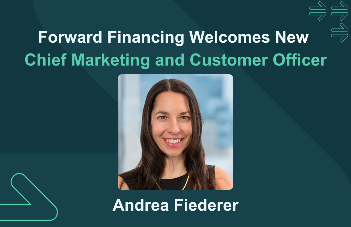 Forward Financing da la bienvenida a Andrea Fiederer como Directora Ejecutiva de Marketing y Clientes